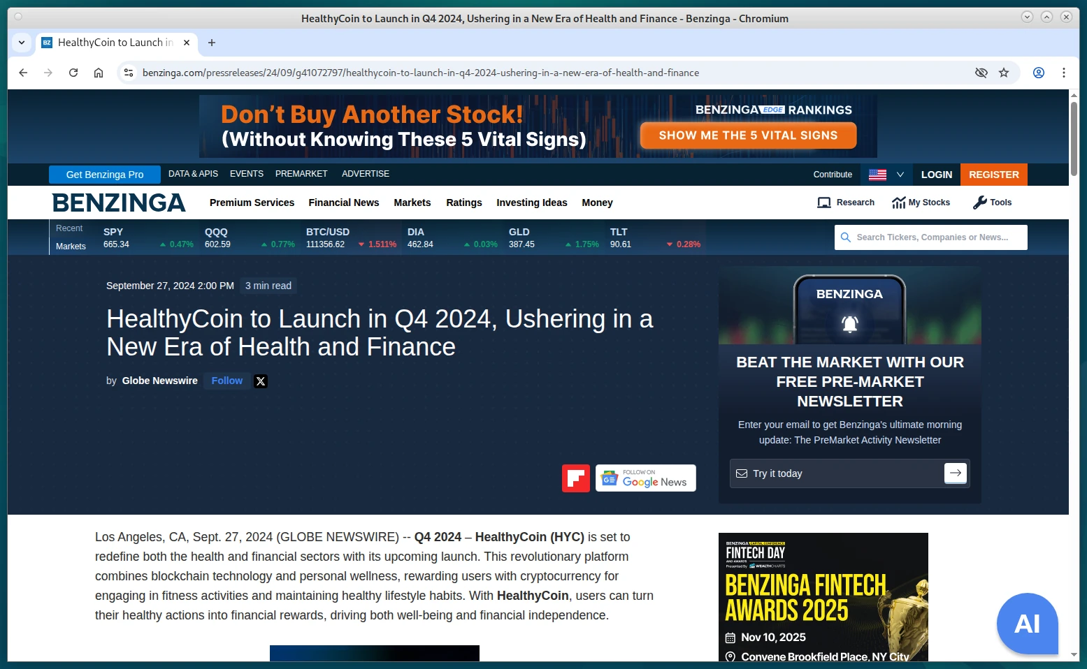 BENZINGA